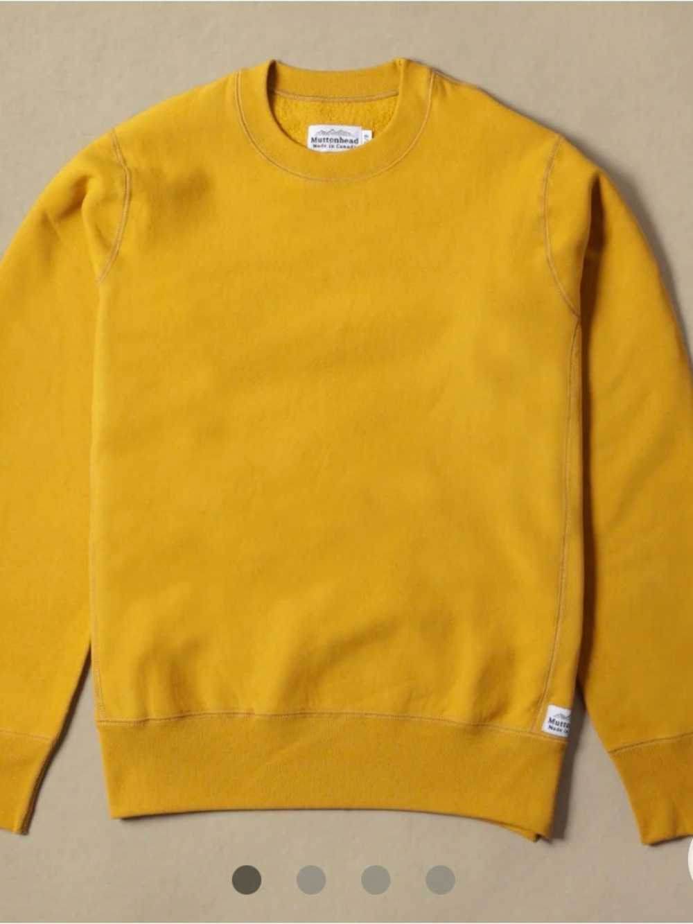 100% cotton Unisex Muttonhead Cabin Crewneck (M)